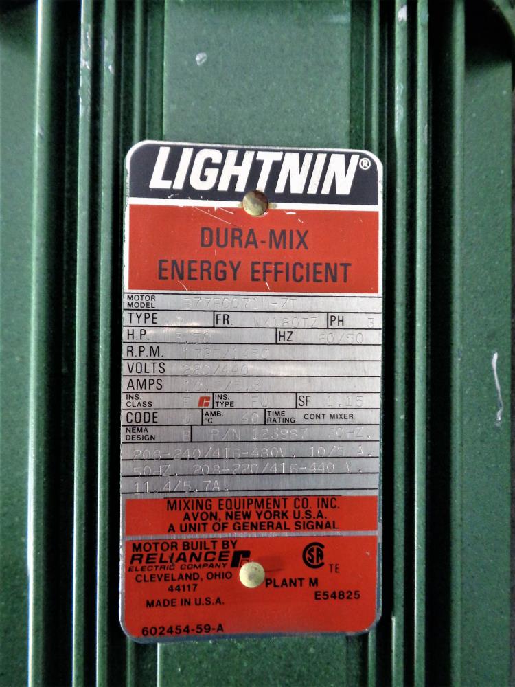 Lightnin Dura-Mix Energy Efficient Motor B77R0071M-ZT